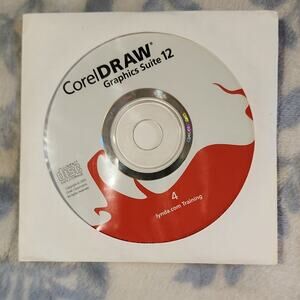 Corel CorelDRAW Graphics Suite 12 Graphics Editing CD Lynda.com Training Disc 4